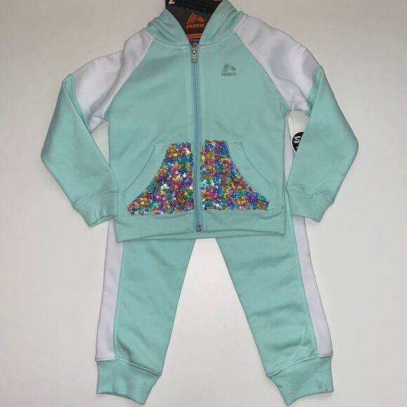 RBX girl size 3T New 2 pc  set - Picture 1 of 3
